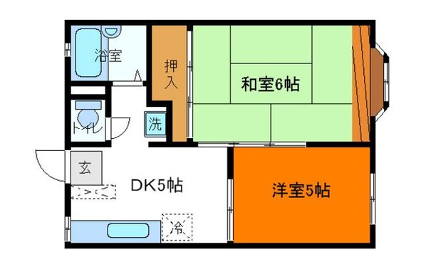 シックスクルーズの物件間取画像